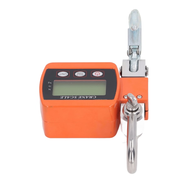 Orange Hanging Hook Scale LCD HD Digital Display Sensor med hög precision Elektronisk kranvåg 1102lb 500kg