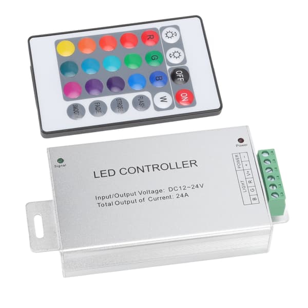 IR-fjärrkontroll LED-ljusremsmodul Stor effekt 24A trådlös RF-kontroll