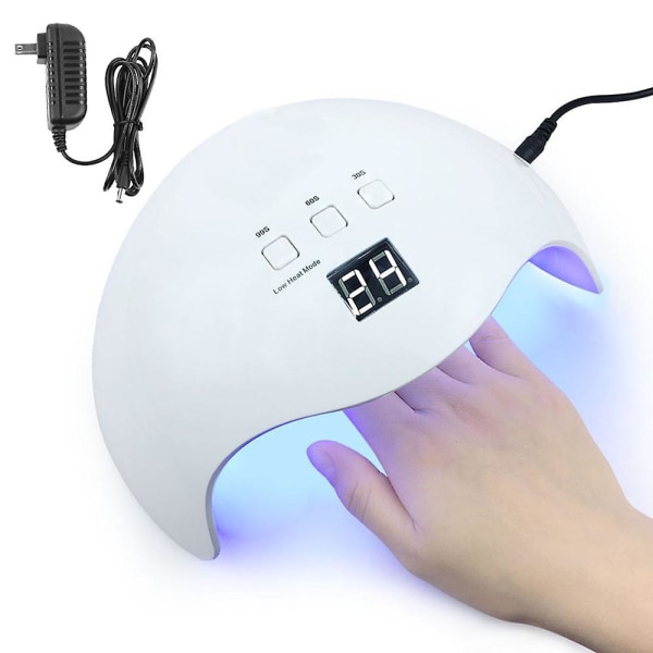 UV-kynsilamppu 48w kynsilakkakuivain sormen- ja varpaankynsigeelipohjaisille kynsilakkaille, kannettava ammattimainen salonkikynsienhoitolamppu US Plug