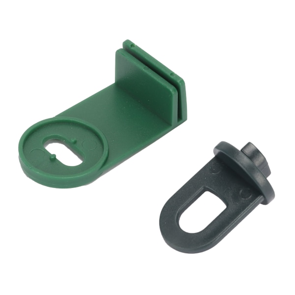 50 st Plast Växthus Twist Clips Skuggfixeringsklämmor med 50 Ring Spänne Växthus Isolering Växthängare
