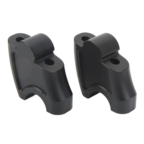 2 stk. Styrbøjleforhøjere CNC Aluminium Legering Udskiftning til Benelli TRK502X 502C TNT250 TNT300 Sort