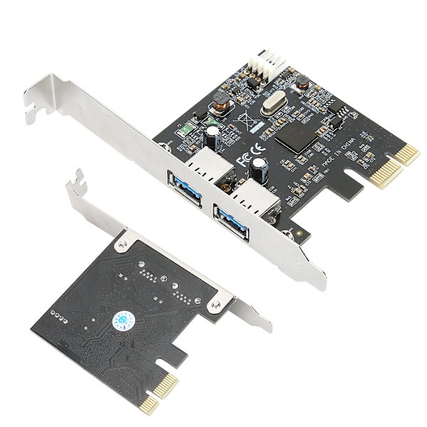 USB3.0-expansionskort 2-portar 5 Gbps hastighet PCIE-kortdator High-Speed ​​Conversion Adapter