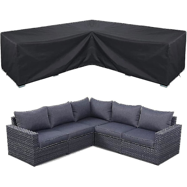 Waterproof Outdoor Sectional Furniture Cover for 320*320*80cm Corner Sofa