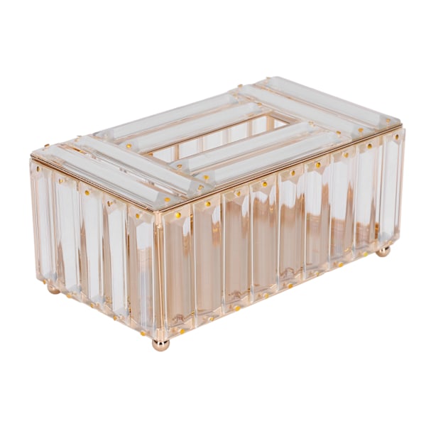 Tissues Box Guldpläteringsprocess Fint utförande Enkelt mode Multipurpose Tissue Storage BoxGold