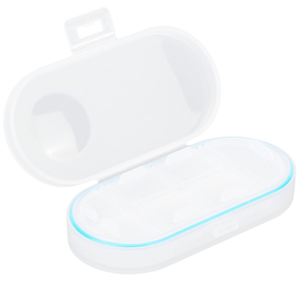 7 Grid Pills Case Bärbar Medicin Box Holder Organizer för hemresor
