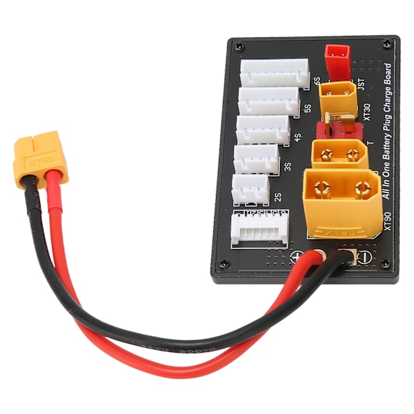 Lipo Batteri Parallel Opladningskort Fem i En XT30 XT60 XT90 JST T Stik Multi Opladningsplade til Imax B6 B6AC IDST Q6 Lite