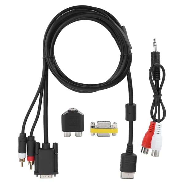VGA High Definition-kabel med Adapter Audio Conversion-kabel Kompatibel med Sega Dreamcast DC