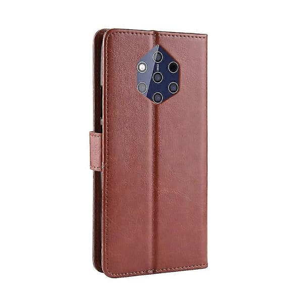 Nokia 9 PureView Læderpungcover med støttefod