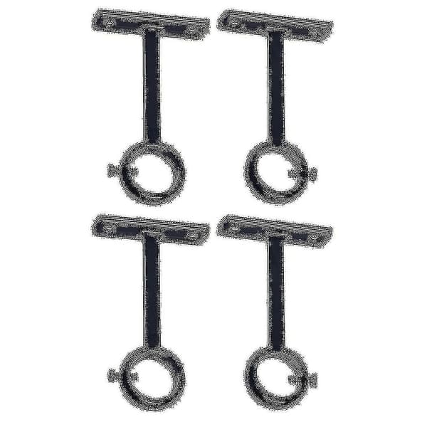 Takmonterte gardinstangfester, kraftige takfester kompatible med 2,5 cm gardinstangfester (sett)