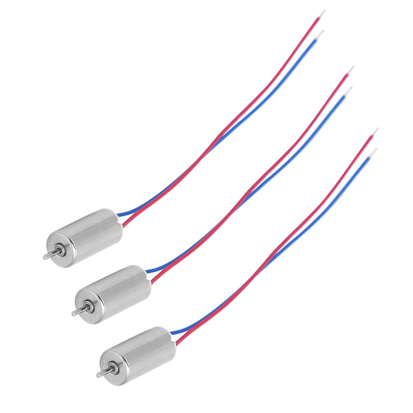 5 kpl 6x12mm mikrokärnetön moottori 3,7V 21800rpm lentokone-/lelu-/quadcopter-malleille