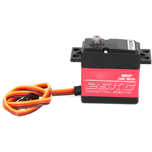 FT6325M 25KG Standardi Metallivaihteinen Servo Suuri vääntömomentti RC Servo Kestävä RC-autotarvike