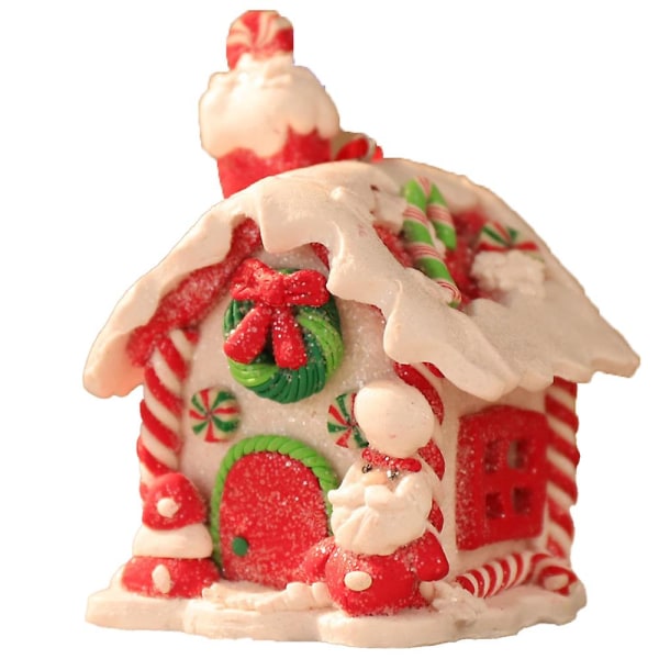 Christmas Scene Village Houses, led valaistut joulurakennukset, joulun hehkuva pieni talo