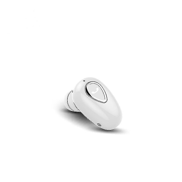 Trådløse Bluetooth-øretelefoner med mikrofon og opladningsetui - Hvid