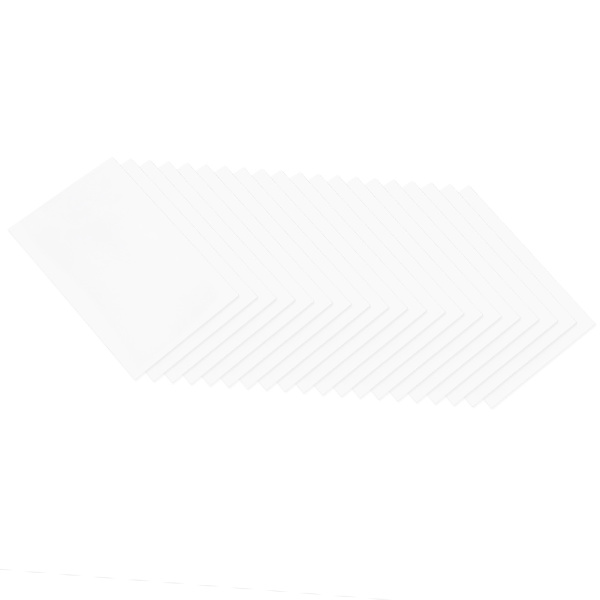 20 st Krympfilm Semitransparent frostad värmekrympbar handmålad gör-det-själv-ark 0,2 mm 2029#
