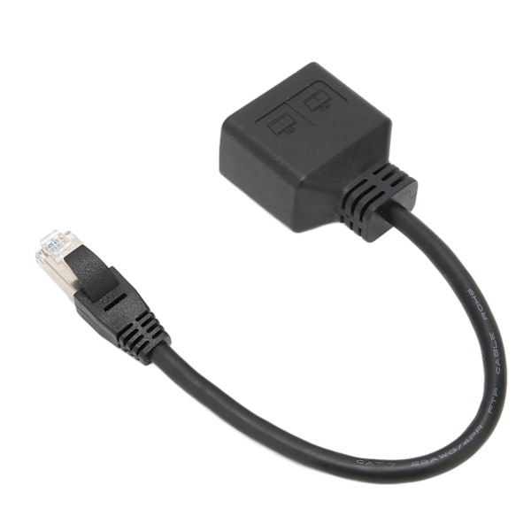 RJ45 Ethernet-sovitin kaapeli jatko 1-2 porttia Erinomainen liitäntäsiirto Splitter-sovitin CAT7-verkolle