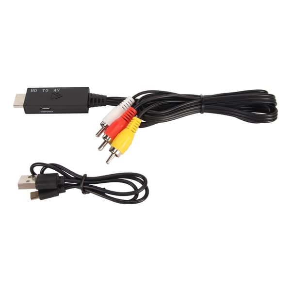 HD Multimedia Interface til RCA Konverter Professionel HD Multimedia Interface til AV Adapter til Gamle TV Skærm Projektor 1m