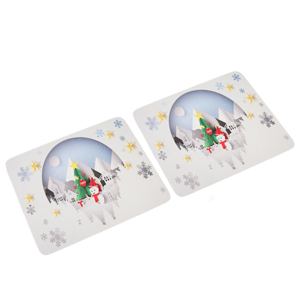 2 stk. Kaffebarmatte Køkken Anti-Skrid Sikkerhed Absorberende Måtte til Bordplader Kaffemaskiner 3,5 mm Jul-Stil 1 30x40CM
