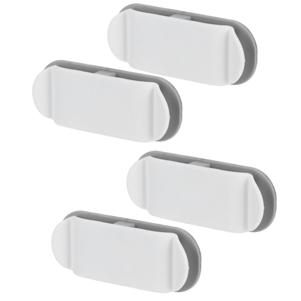4 stk Kabelholdere Klips Multifunksjonell Datakabel Wire Wrapper Organizer for Hjemmekontor