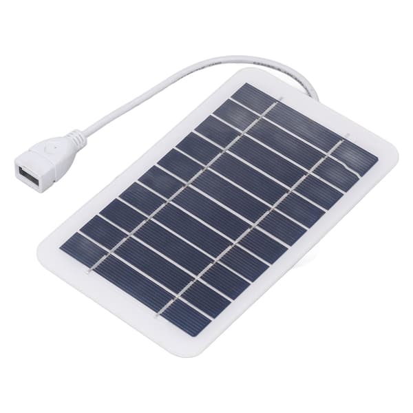 Solpanel, Bærbar Udendørs Solpaneloplader til Kamera, Mobiltelefon, Powerbank 2W 5V