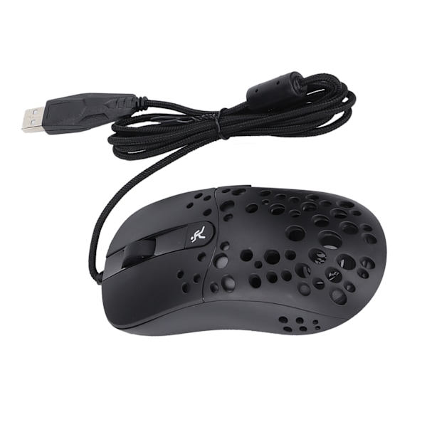 HXSJ Gaming Mus Kablet Seks Nivå Justerbar Presis Kontroll 8000DPI RGB Mus for Windows PC Gamere