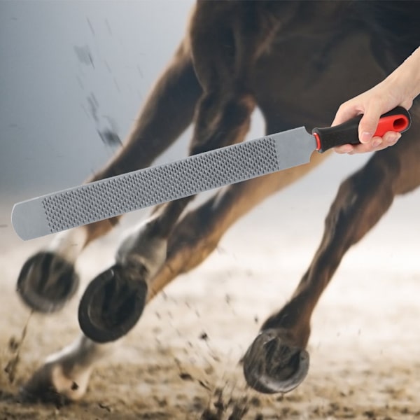 Professionell högkolstål hästhov trimfilkniv Rasp dubbelsidig hovslagare