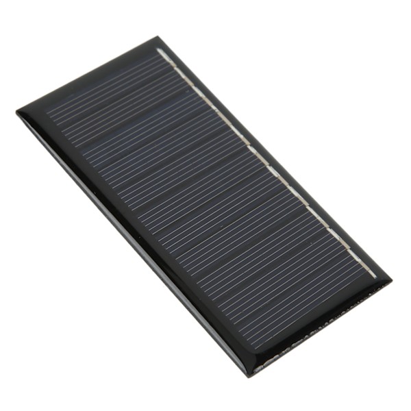 2 stk Epoxy Solcellepanel Høy Konverteringsrate Polysilicium 0,5W 5,5V DIY Solcelle Epoxy Plate for Gatebelysning Apparater