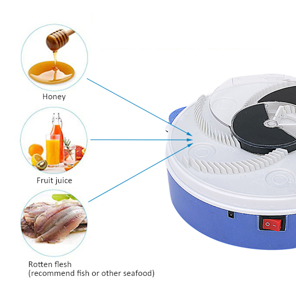 Automatisk flugfälla Elektrisk skadedjursfångare Hushållsflugfälla Insektsfångare