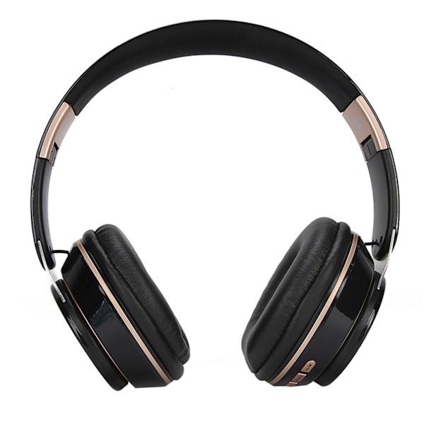 Bluetooth 5.0 langattomat yli-korvan stereokuulokkeet mikrofonilla pelikäyttöön Musta