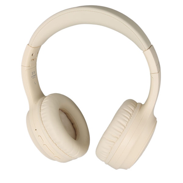 Bluetooth-hörlurar Active Noise Cancelling Dubbel uppspelningsläge Vikbart trådlöst headset för Travel Office Aprikos