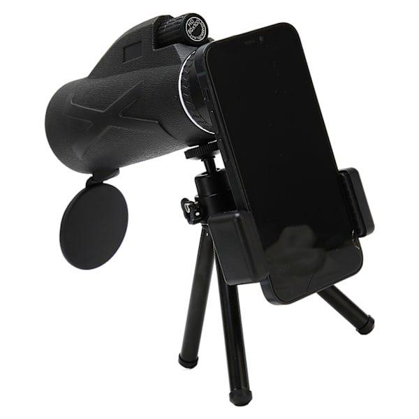 Monokulært teleskop 80X forstørrelse BAK 4 Prisma Multi Layer Film Telefon Monokulær med stativ til rejsecamping