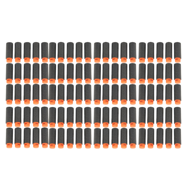 100 st Universal Short Dart High Density EVA Soft Shot Harmless Toy Refill för olika Shooting Toy Svart