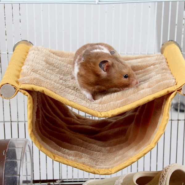 Gør-det-selv Marsvin Varmt Hængekøje Seng Smådyr Hamster Mus Pindsvin Bur Hule Legetøj