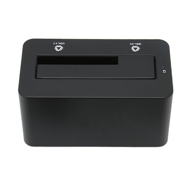 Harddisk-dokkestasjon 5 Gbps USB 3.0 til SATA LED-indikator HDD-dokkestasjon for 8 TB 2,5 tommer 3,5 tommer HDD 100‑240V EU-plugg