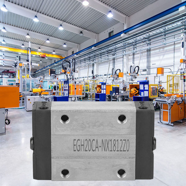 1st EGH20CA Mini Linear Motion Guide Rail Block Slider Lager Stål Glidblock