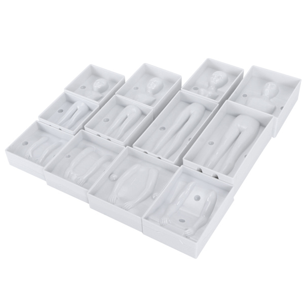 Menneskeformet Kagefigur Form Kropsmodel DIY Bage Fondant Kageforme Dekorationsværktøj
