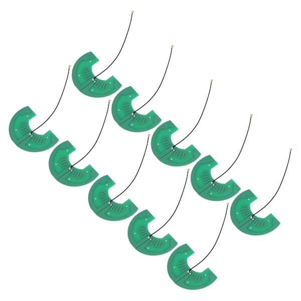 10 stk intern antenne U-form 4G 8DBI signalstabilisering PCB printkort Indbygget antenne