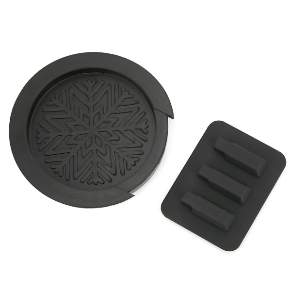 Guitar Mute Pad Lydhulldeksel Svart Silikon Musikk Instrumenttilbehør (svart)