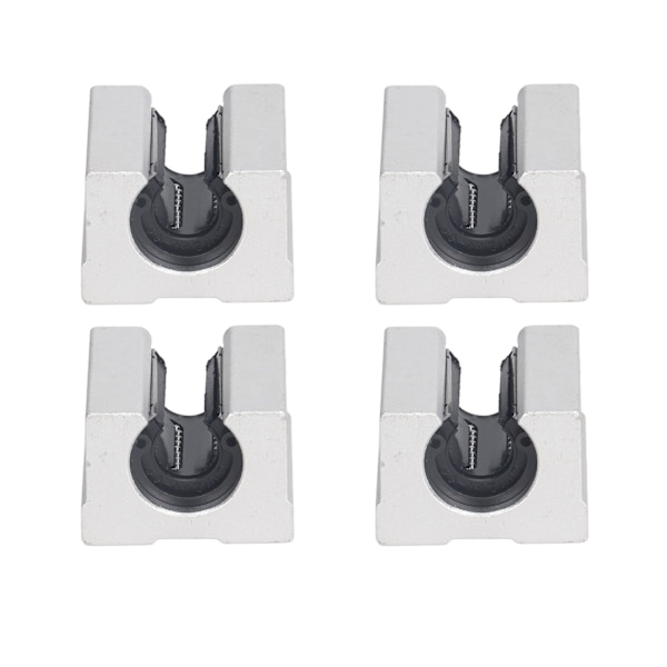 4 st linjärt kullager glidblock SBR12UU aluminiumlegering öppet linjärt lager glidenhet