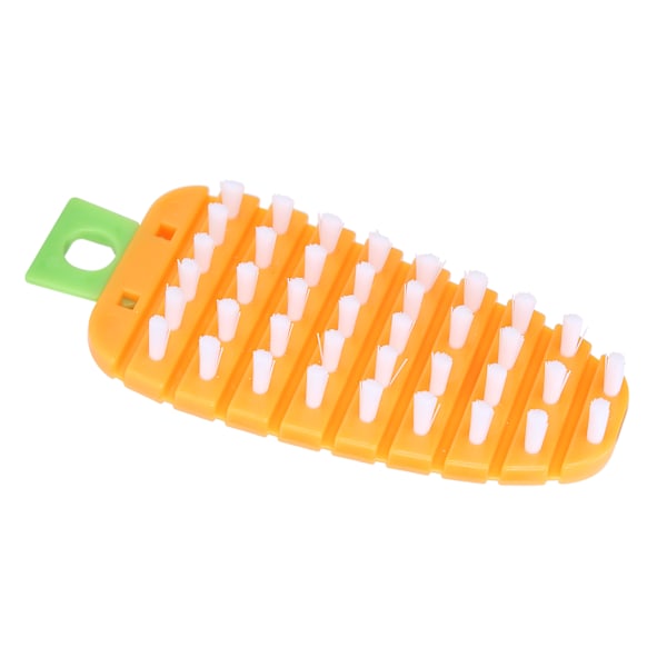 Morotsform Grönsaksborste Potatisskurborste Fruktrenare Köksskurare Orange