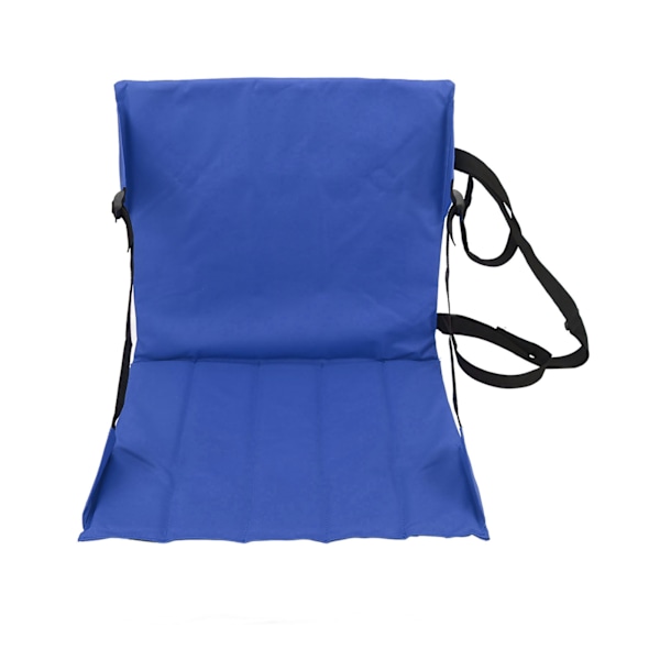 Foldbar Stadionstol Letvægtsbærbar Oxford Cloth Stadion Bænk Sædepude til Camping Picnic Blå