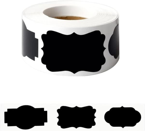 Self-adhesive and Reusable Flat Sticker Labels, Removable