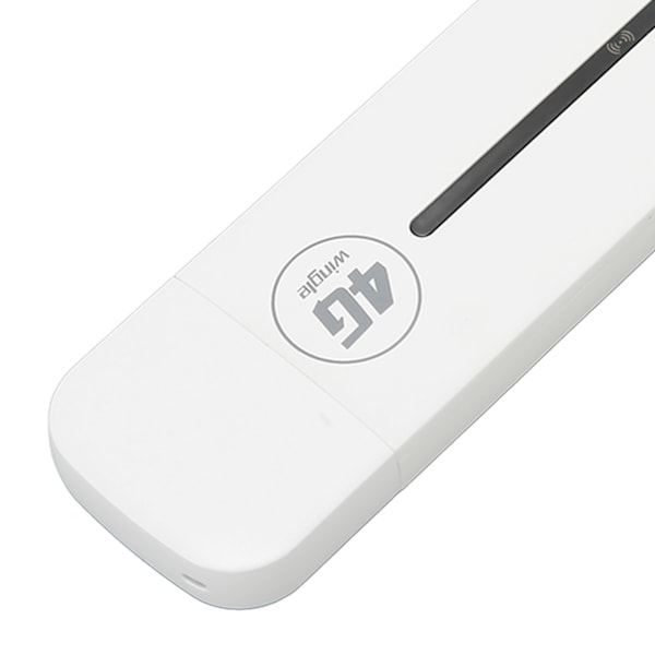 4G USB WiFi Modem Plug and Play Højhastigheds Mini Lomme USB WiFi Router til Bil Udendørs Brug Hvid