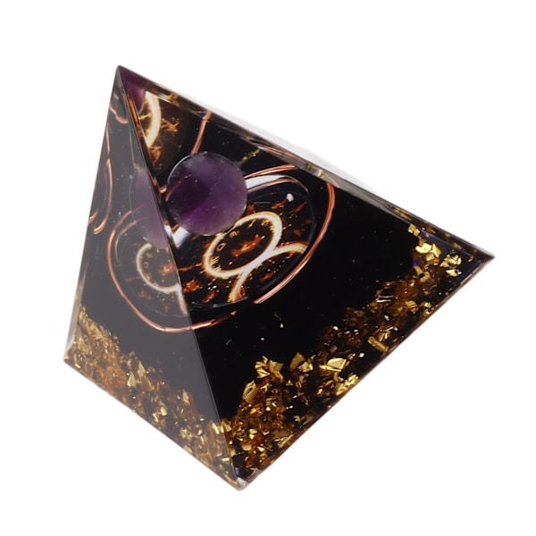 5 cm Orgonitpyramid för positiv energiläkning Kristallpyramidmeditation Orgonitpyramider Chakra Zodiac Energy Generator Oxen