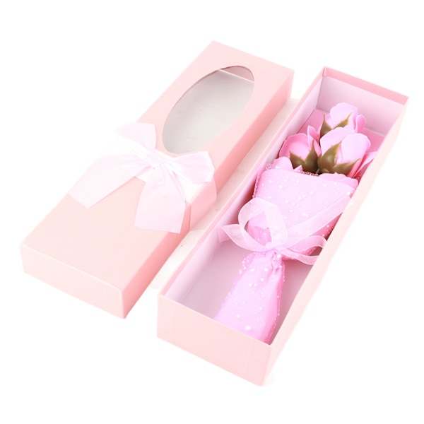 Simulering Tvål Blommor Eve Mors Dag presentförpackning Tvål Rosor Blommor Box