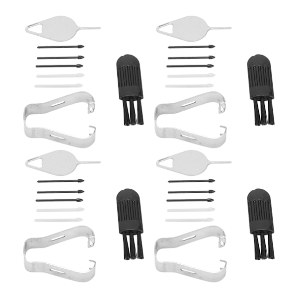 4 Set Ersättningsspetsar för Samsung Stylus Penna Svart Grå Pennspetsar Ersättning för Samsung Galaxy Tab S8 för Tab S8 Plus