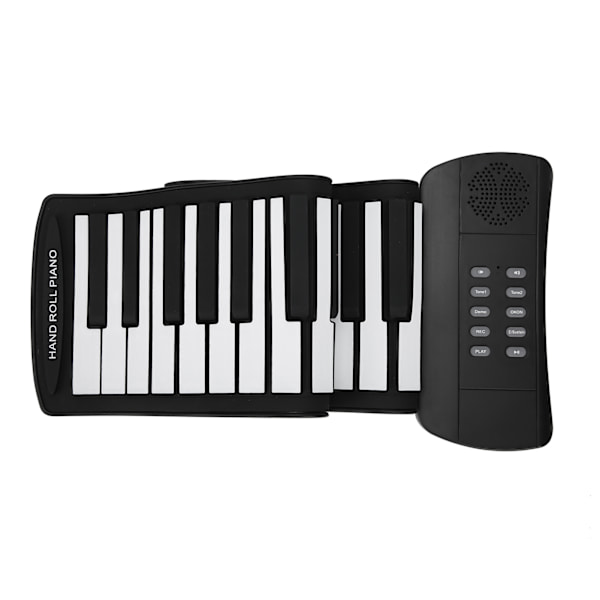 Käsin rullattava piano 61 näppäimellä Taitettava silikoninen Latautuva sähköinen keyboard Musiikkiväline