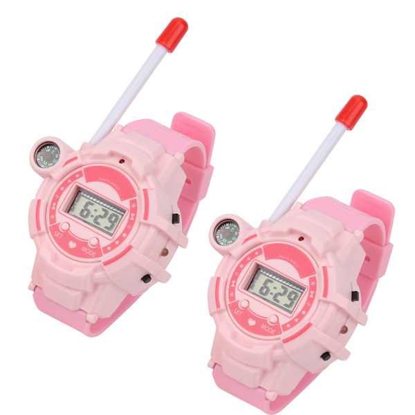 2 kpl Walkie Talkie -kellot Lapsille Radiopuhelin Intercom Ulkopeli Ulkoilulelulahja