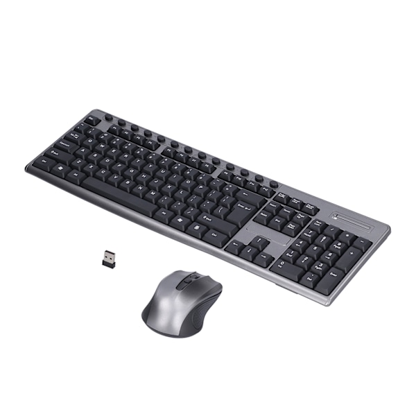 Tangentbord Mus Combo Trådlös stabil anslutning UltraTunn Design 2.4G 104 nycklar Datortillbehör för PC Laptop
