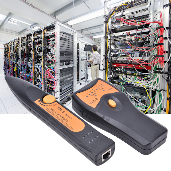 TM-8 UTP STP RJ45 RJ11 LAN Nettverkskabel Tester Finder Telefon Wire Tracker