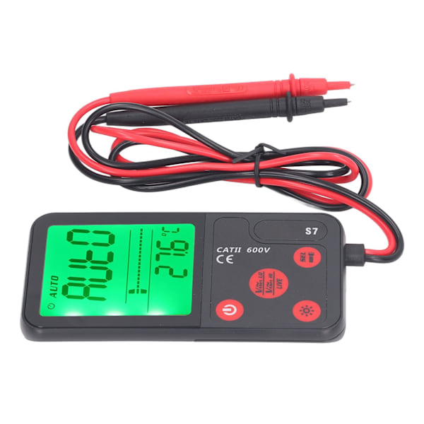 3,5 tum digital multimeter 6000 räkningar Multifunktionell automatisk identifiering Bärbar voltmeter spänningsmätare